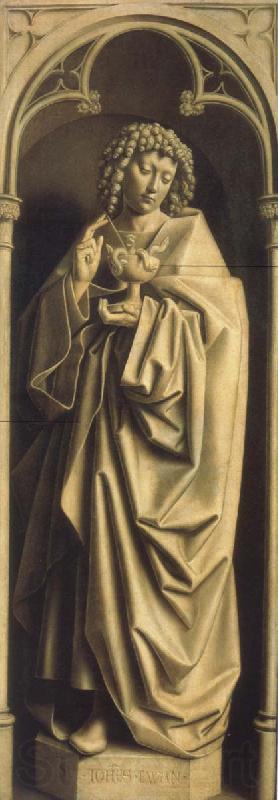 Jan Van Eyck Johannes of the evangelist France oil painting art